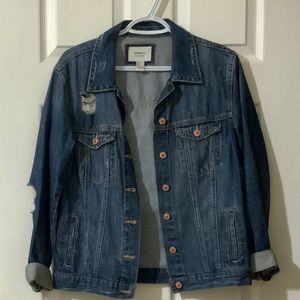 Distressed Jean Jacket